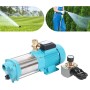 DHQCQL Bomba de agua de jardín, 1300 W IP44 presurizador de agua, batería con manómetro, bomba de agua para Makita 18 V, 4000