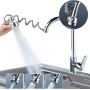 Aireador grifo cocina, 360 grados giratorio adaptador grifo cocina, 2 modos ajustables accesorios de cocina de aireador grifo,