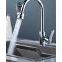 Aireador grifo cocina, 360 grados giratorio adaptador grifo cocina, 2 modos ajustables accesorios de cocina de aireador grifo,