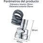 Aireador grifo cocina, 360 grados giratorio adaptador grifo cocina, 2 modos ajustables accesorios de cocina de aireador grifo,