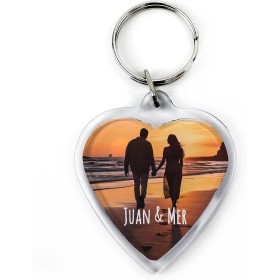 Llavero Personalizado Foto y Texto. Llaveros Originales. Llaveros para Parejas. Llavero San Valentin Personalizado. Regalos