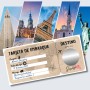 EQUIK PRODUCTS Vale regalo viaje sorpresa | Tarjeta rascar | Vale regalo para rellenar | Regalo pareja original, regalo San