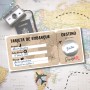 EQUIK PRODUCTS Vale regalo viaje sorpresa | Tarjeta rascar | Vale regalo para rellenar | Regalo pareja original, regalo San
