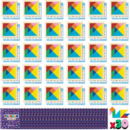 Tangram Infantil Pack 30 Regalos Cumpleaños Niños Colegio – BONNYCO | Detalles Cumpleaños Niños, Relleno Piñata Infantil,
