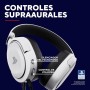 Trust Gaming GXT 498B Forta Cascos PS5 Licencia Oficial para Playstation 5, Drivers de 50 mm, Audio 3D, Diadema Regulable,