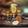 CROWNLY CRYSTAL® Regalo Abuelo Copas De Cerveza Regalos Personalizados Regalo Cumpleaños Hombre Abuelo Regalos Originales Para