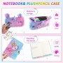 Beihre Diario Secreto Niña, Set de Papelería Unicornio de Peluche con Candados, Bolígrafo y Bolsa de Papelería, Regalos Para