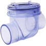 Válvula de retención de PVC, válvula de reflujo de prevención Válvula de agua Instalación fácil para tuberías de drenaje de 50
