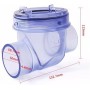 Válvula de retención de PVC, válvula de reflujo de prevención Válvula de agua Instalación fácil para tuberías de drenaje de 50