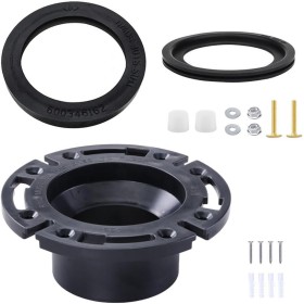 Kit de brida de inodoro RV de 3 pulgadas para inodoros Dometi C y Thetfor incluye brida de piso 385345892, sello de bola