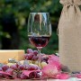 LZYMSZ 20 Bolsas de Regalo de arpillera de Primera Calidad para Vino, Bolsas de Yute para Botellas de Vino con cordón, Fundas