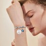 VGWON Regalo Mamá, Pulsera para Mamá con Caja de Regalo, Regalo para el Día de la Madre, Pulsera de Acero Inoxidable 316L con