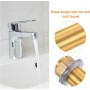 QUARKZMAN 1 Pieza 3.94 Pulgadas Tubo de Montaje de Extensión de Grifo con Arandelas, Tuerca de Bloqueo, Kit de Accesorios de
