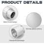 Extensión de grifo de 2 unidades, 1/2 pulgadas x 10 mm, extensión de rosca de cabezal de ducha para extensión de grifo,