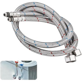 Mezcladora Flexible eililong, 2 Juegos de mangueras de Fregadero de Cocina de 80 cm de Largo para conectar grifos de Cocina