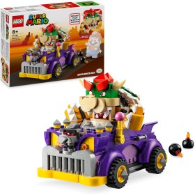 LEGO Super Mario Set de Expansión: Coche Monstruoso de Bowser Juguete Coleccionable con Figura del Personaje del Videojuego,