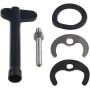 Kit de fijación de grifo con llave de arandela de pernos, herramienta de instalación de lavabo de cocina para lavabo de cocina,