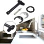 Kit de fijación de grifo con llave de arandela de pernos, herramienta de instalación de lavabo de cocina para lavabo de cocina,