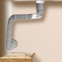 LUPATDY Sifón flexible de 1 1/4 pulgadas, sifón tubular, para ahorro de espacio, tubo de drenaje con tapón de olor, para