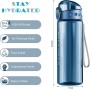 Uootach Water Bottle, 780 ml Sports Water Bottle, BPA Free Leakproof Water Bottle, One Press to Open, for Sports, Gym, Cycling,