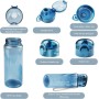 Uootach Water Bottle, 780 ml Sports Water Bottle, BPA Free Leakproof Water Bottle, One Press to Open, for Sports, Gym, Cycling,