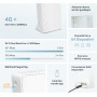 Mercusys MB115-4G 300 Mbps Wireless N 4G LTE Router, WiFi 300 Mbps + SIM Instantáneo + 4 Antenas Potentes, Cobertura Máxima para