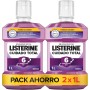 Listerine Enjuague Bucal, Aliento Fresco, Actúa contra los gérmenes, Caries, Gingivitis y sarro, Reduce la placa, Fortalece los