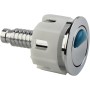 Pulsador de inodoro cromado de doble descarga de repuesto para tanque de cisterna fácil de instalar ABS 38-49 mm