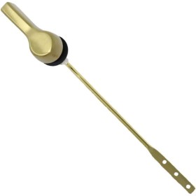 Getdoublerich Accesorios para tanque de inodoro, válvula de drenaje, mango de repuesto, accesorios de inodoro dorados, serie de