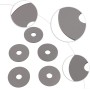 Juego de juntas de válvula de descarga para inodoros Roca 5 juntas de goma para una funcionalidad óptima