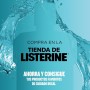 Listerine Mentol Sabor Suave (2 x 1 L), enjuague bucal con flúor, colutorio encías con 24 h de protección y 0% alcohol, enjuague