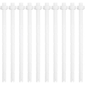 Gdfnmogo 10 barras de botón de descarga de inodoro, varillas de doble botón, para reparación de tanque de agua de inodoro de