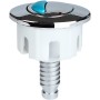 Botón de inodoro doble, botón de descarga, reemplazo de inodoro a prueba de óxido, botón de control de cable, botón de doble