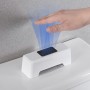 Kit de Descarga de Inodoro sin Contacto, 2 Sensores, Sensor Infrarrojo Recargable, Descarga Automática de Inodoro, Carga USB,