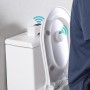 Kit de Descarga de Inodoro sin Contacto, 2 Sensores, Sensor Infrarrojo Recargable, Descarga Automática de Inodoro, Carga USB,