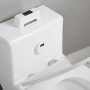 Kit de Descarga de Inodoro sin Contacto, 2 Sensores, Sensor Infrarrojo Recargable, Descarga Automática de Inodoro, Carga USB,