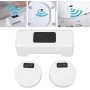 Kit de Descarga de Inodoro sin Contacto, 2 Sensores, Sensor Infrarrojo Recargable, Descarga Automática de Inodoro, Carga USB,
