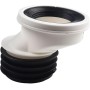 Zeroupshop Boquillas de inodoro de PVC, Boquilla de conexión de WC, Desagüe de inodoro Tubo de drenaje de inodoro Tubo de