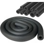Aislamiento de Tuberías 9mm Tubo de Aislamiento Térmico NegroTubo Espuma Aislante para Conductos de Aire Acondicionado 1.8m
