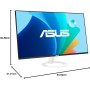 ASUS Monitor VA24EHF Eye Care Gaming 24" (IPS, Full HD, sin marcos, 100 Hz, sincronización adaptativa, MPRT de 1 ms, HDMI, luz