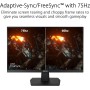 ASUS Monitor VA24EHF Eye Care Gaming 24" (IPS, Full HD, sin marcos, 100 Hz, sincronización adaptativa, MPRT de 1 ms, HDMI, luz