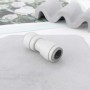 SG Store 4 Piezas Conector de Agua para Tubería de Ajuste A Presión Recto de 12 Mm Acoplamiento Recto de 12 Mm Pieza de Repuesto