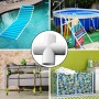 TOP-VIGOR 1 accesorio de tubería de PVC de 4 vías de 20 mm, accesorios de codo de esquina en T, tubos de agua, conectores de