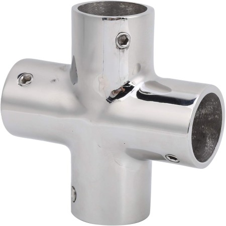 MJS015 Cruz Pipe Fitting, 4 Way Cross Fitting Conector de acero inoxidable de soldadura a tope Cruz 4 maneras Splitter Pipe