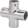 MJS015 Cruz Pipe Fitting, 4 Way Cross Fitting Conector de acero inoxidable de soldadura a tope Cruz 4 maneras Splitter Pipe