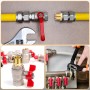 2 piezas de accesorios de tubería de latón NPT macho de 3/4 x 3/4 pulgadas, adaptador de tubo macho NPT, conector de latón