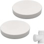 SULIUDAJI 2 Piezas Tapón Decorativo De Pvc Dn 110 - Inserto Protector De Tubería De Alcantarillado De Pvc, Tapa De Extremo Para