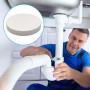 SULIUDAJI 2 Piezas Tapón Decorativo De Pvc Dn 110 - Inserto Protector De Tubería De Alcantarillado De Pvc, Tapa De Extremo Para