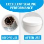 SULIUDAJI 2 Piezas Tapón Decorativo De Pvc Dn 110 - Inserto Protector De Tubería De Alcantarillado De Pvc, Tapa De Extremo Para