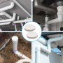SULIUDAJI 2 Piezas Tapón Decorativo De Pvc Dn 110 - Inserto Protector De Tubería De Alcantarillado De Pvc, Tapa De Extremo Para